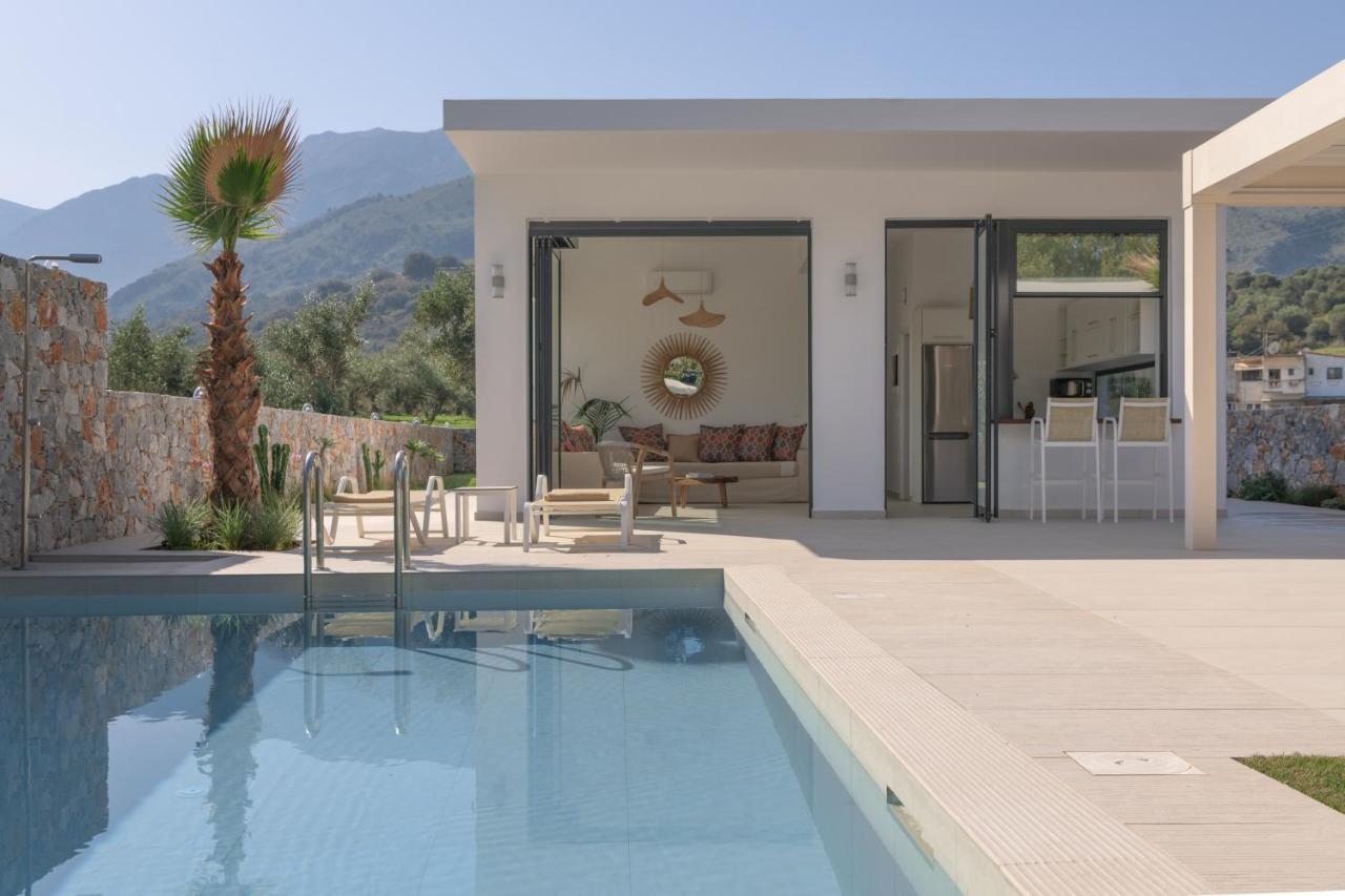 Pelagias Villa Lefka With Heated Pool Mathes Exterior photo