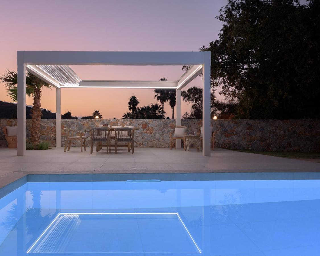 Pelagias Villa Lefka With Heated Pool Mathes Exterior photo