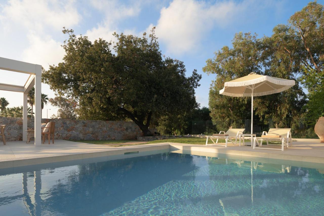 Pelagias Villa Lefka With Heated Pool Mathes Exterior photo