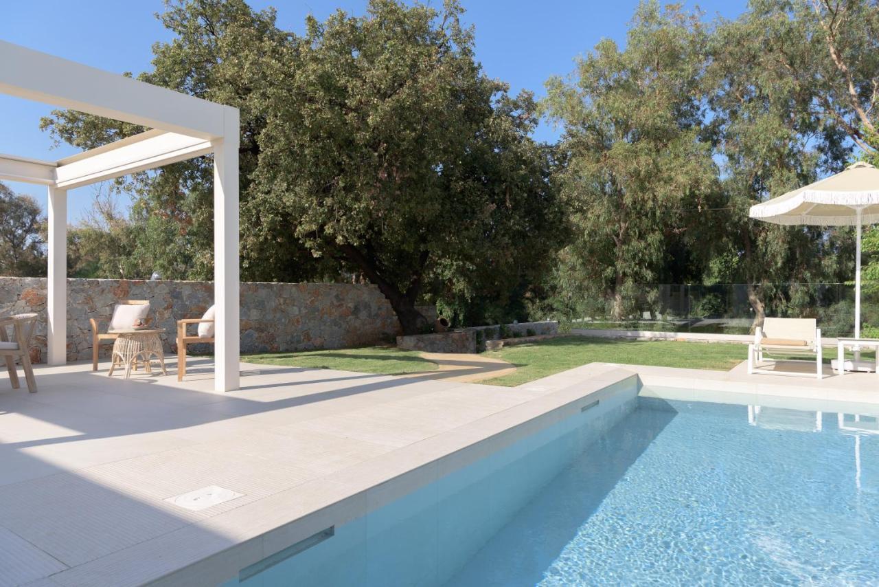 Pelagias Villa Lefka With Heated Pool Mathes Exterior photo
