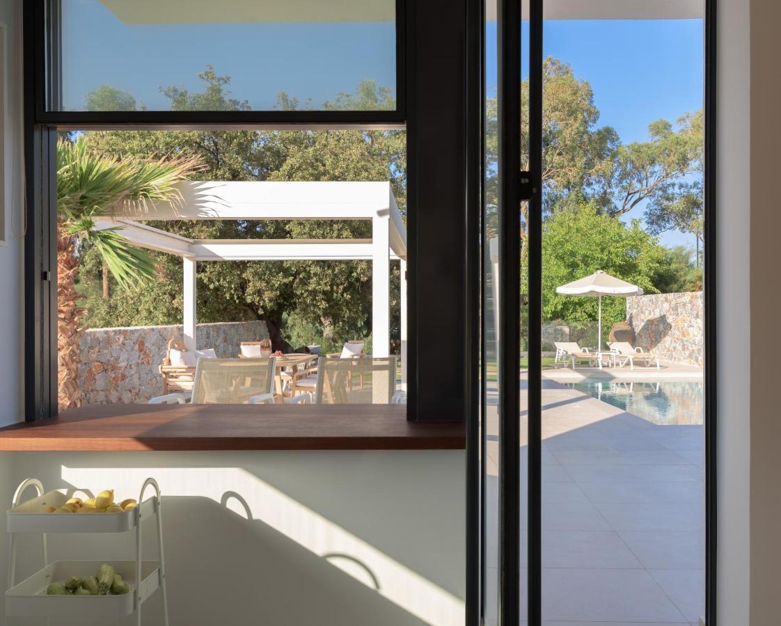 Pelagias Villa Lefka With Heated Pool Mathes Exterior photo