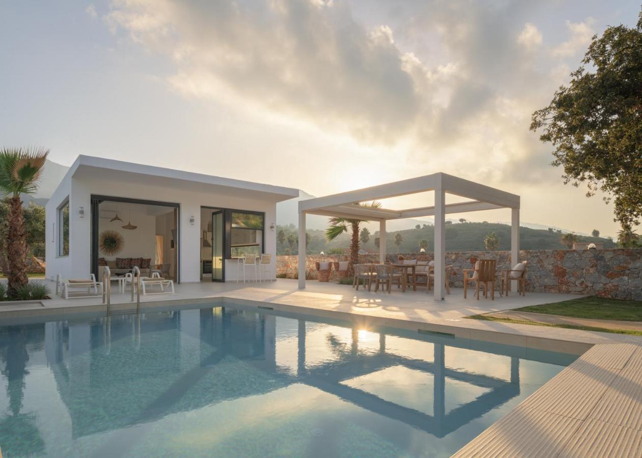 Pelagias Villa Lefka With Heated Pool Mathes Exterior photo