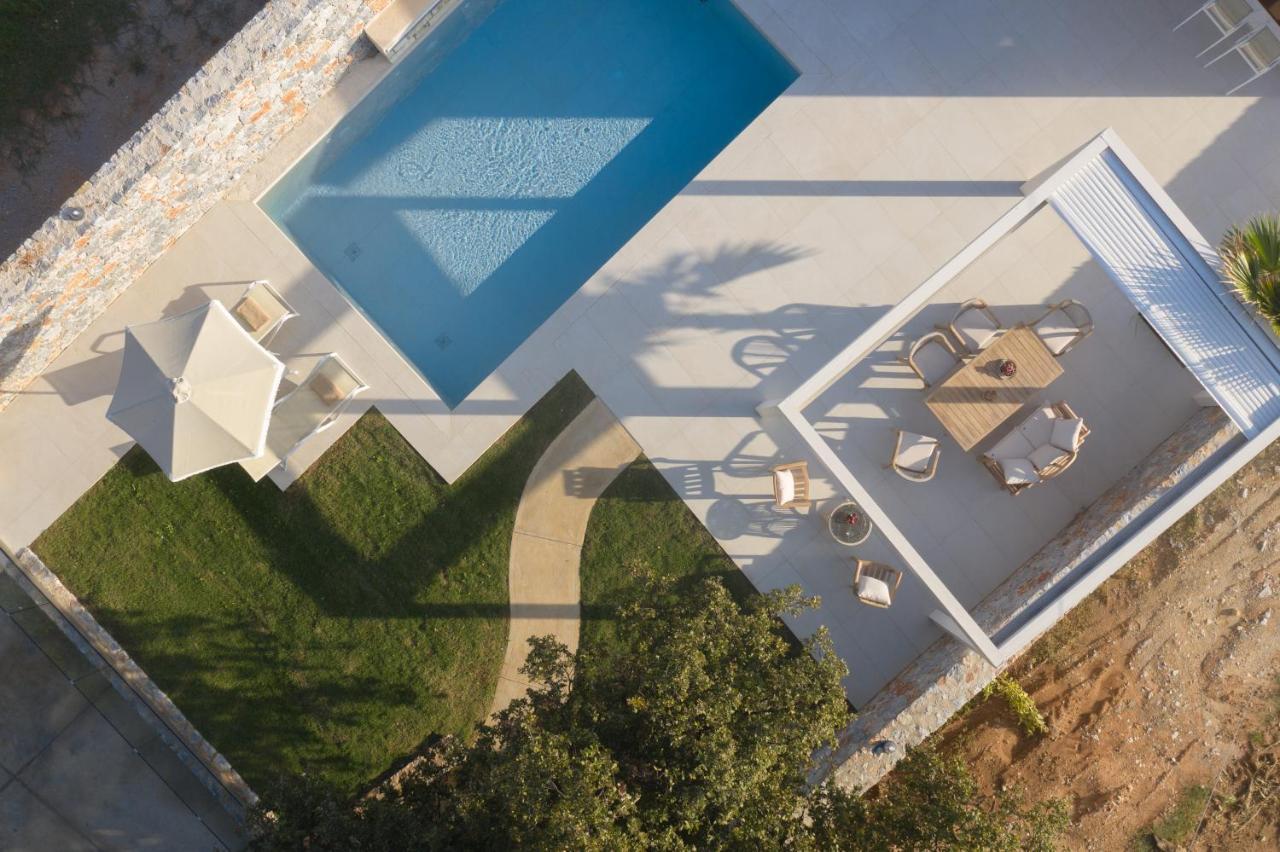 Pelagias Villa Lefka With Heated Pool Mathes Exterior photo