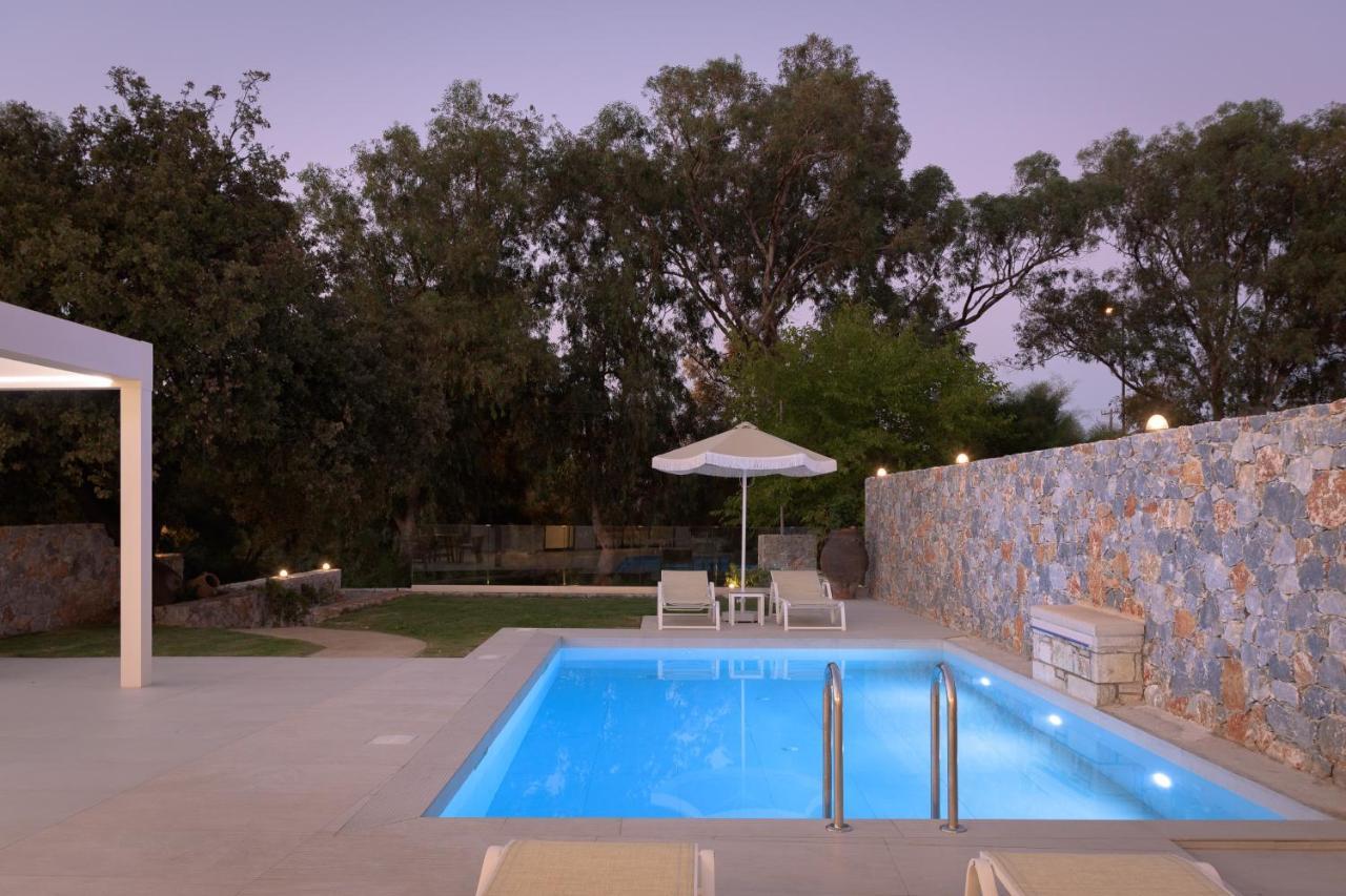 Pelagias Villa Lefka With Heated Pool Mathes Exterior photo